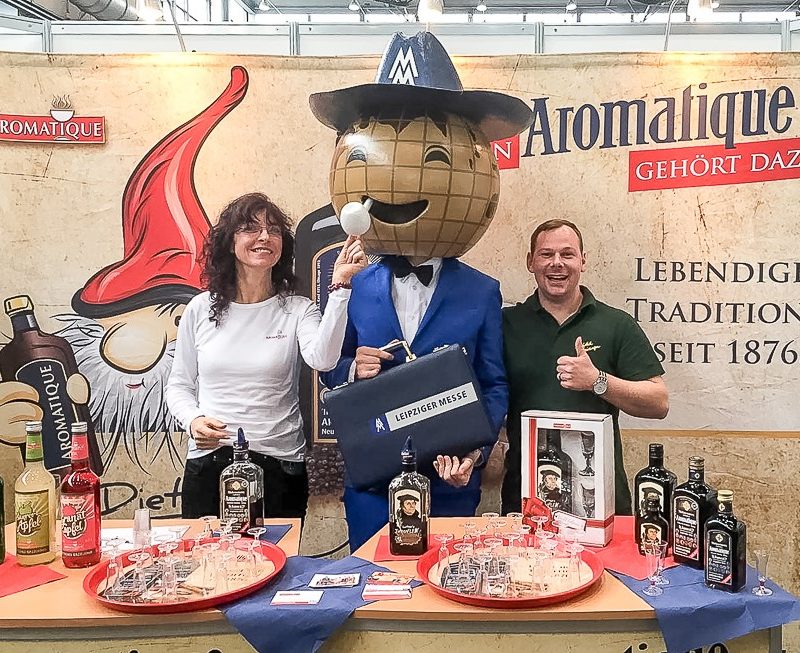 Aromatique Stand auf der Leipzig Messe