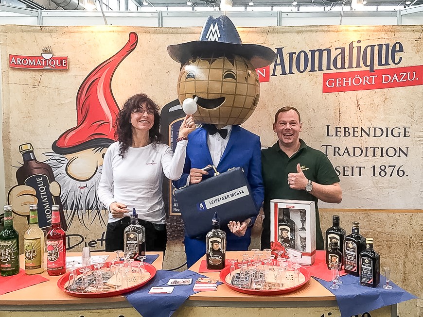 Aromatique Stand auf der Leipzig Messe