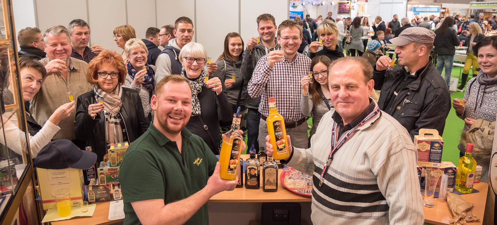 Besucher auf unserem Aromatique Messestand