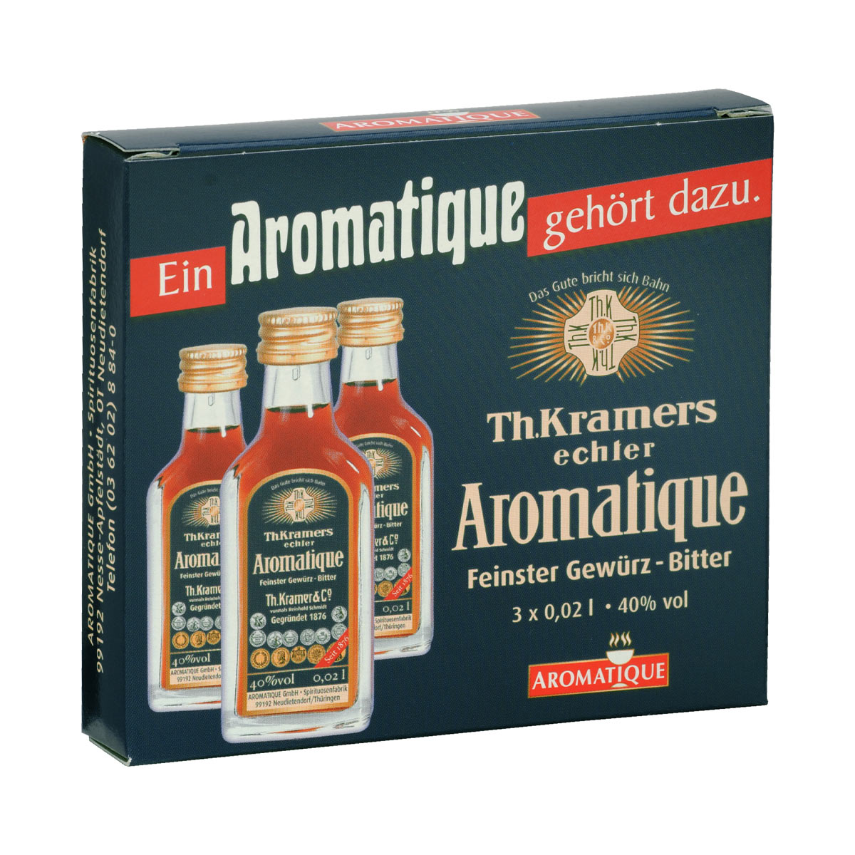 Aromatique_3x002L Verpackung mit 3 Aromatique 40% 0,02L